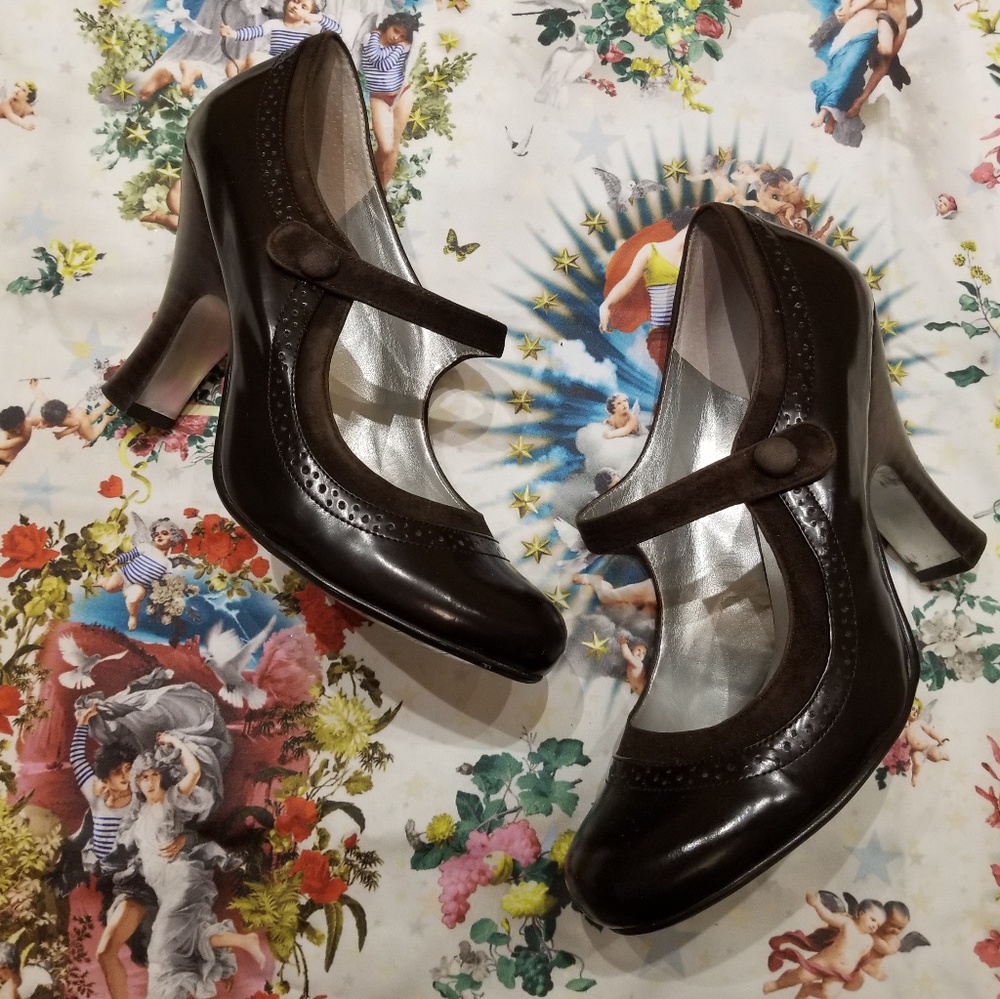 Jessica Simpson Patent Leather Vintage inspired